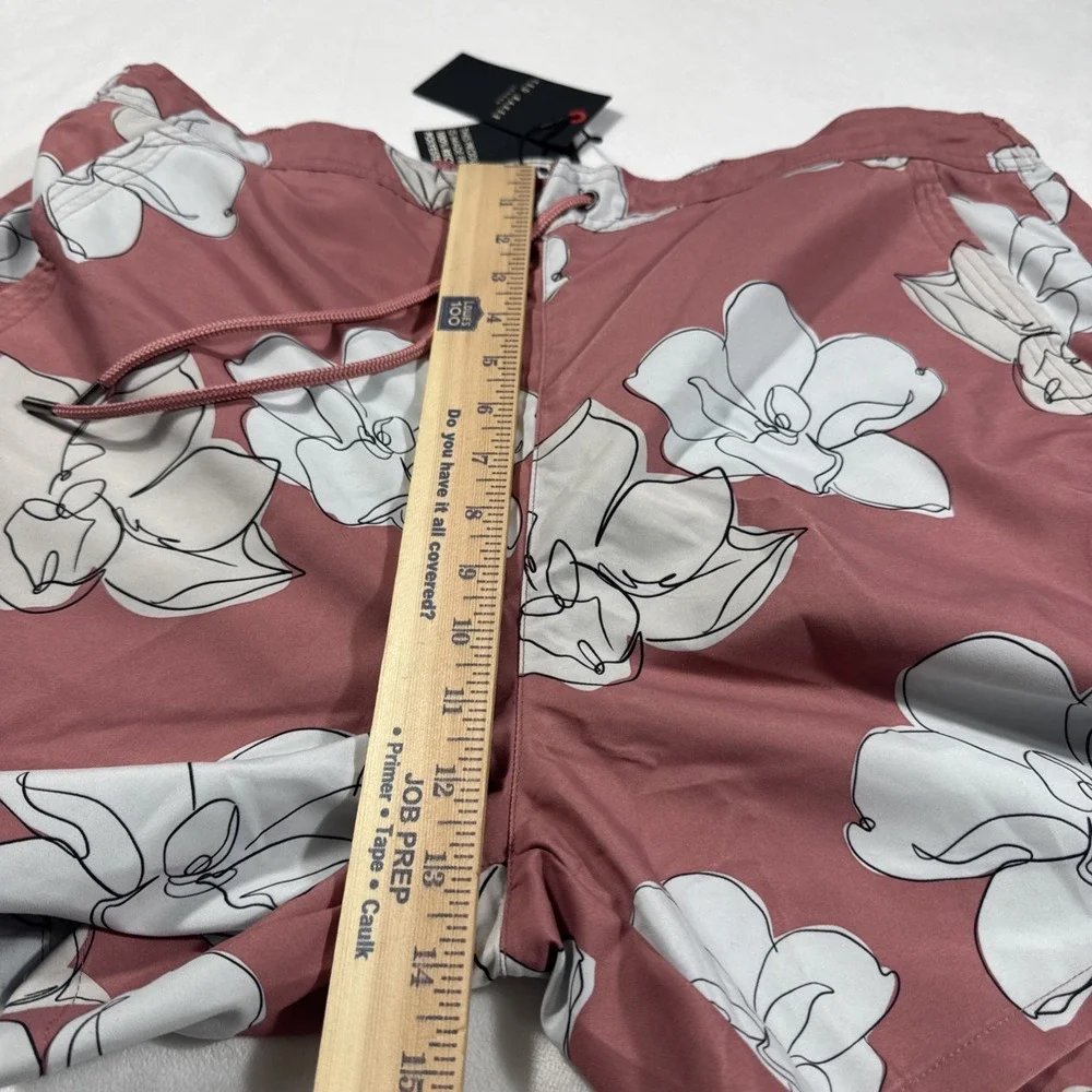 Ted Baker Swim Trunks Men's US Large‎ UK 5 Pink Ampbell Large Scale Floral NWT